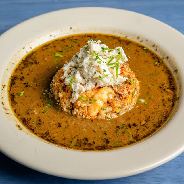 A'ha Seafood Gumbo.
