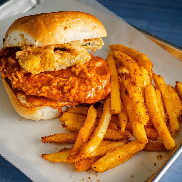 Hot Chicken Sandwich.